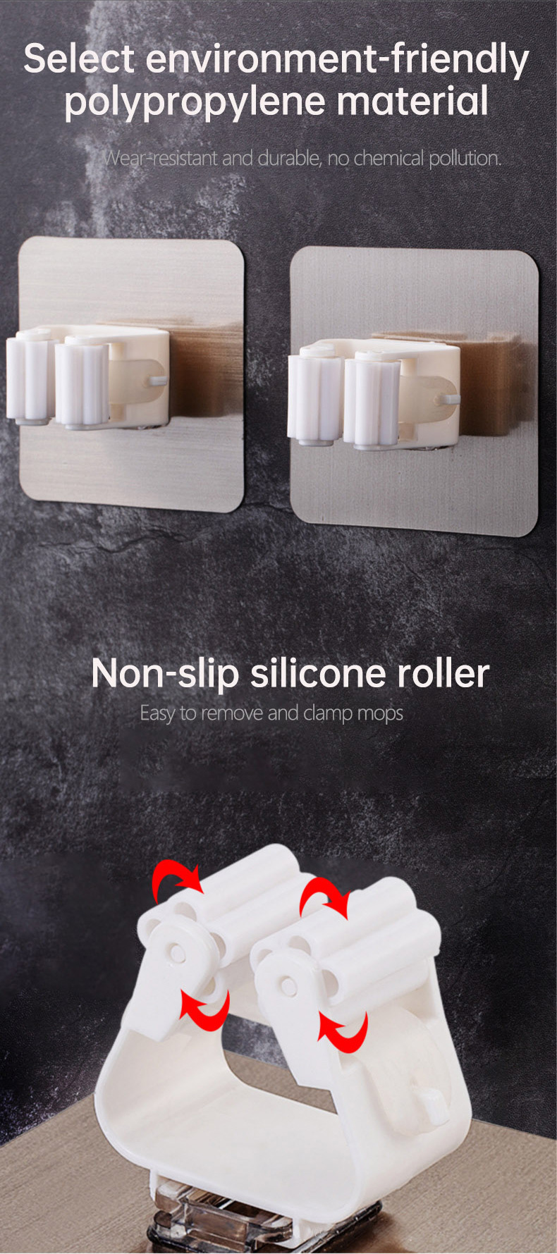 Wall Mounted Mop Holder-5